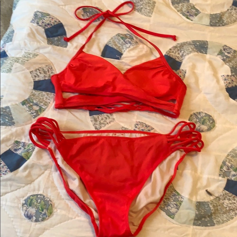 Pink bikini